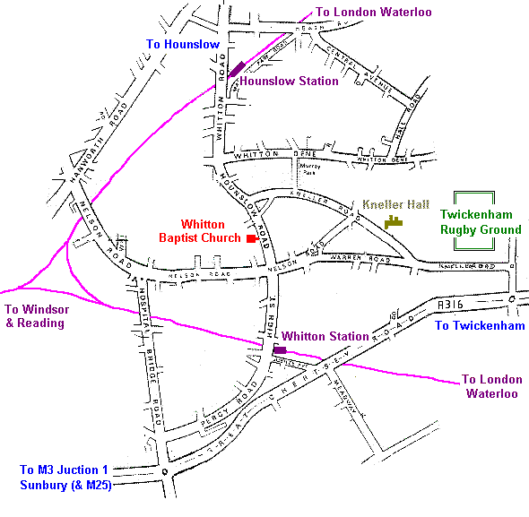 Map of Whitton