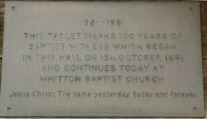 Gospel Hall plaque