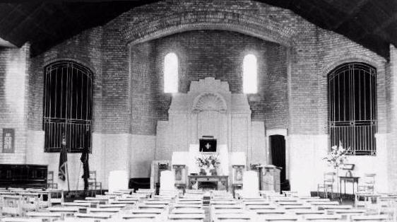 Inside the church in 1975